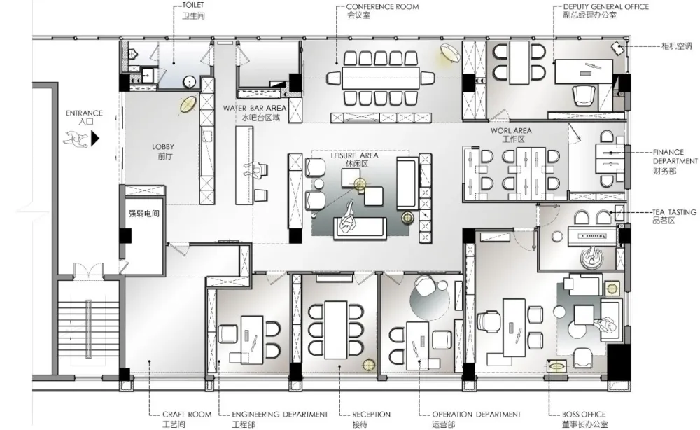 Mcgee Desing 理性与艺术的办公空间
