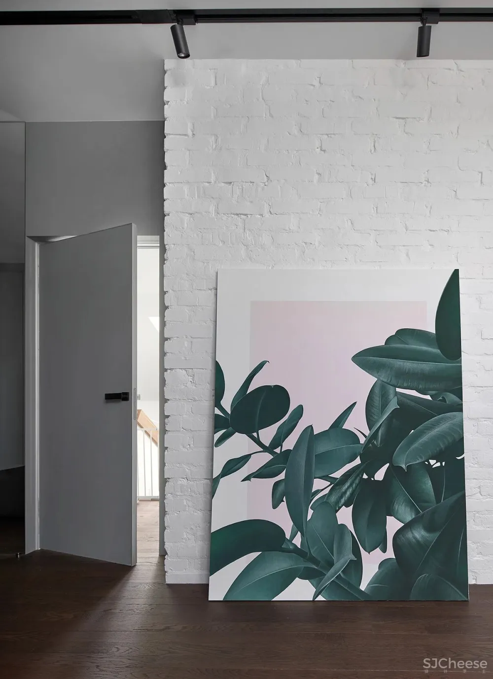 130㎡ 的简约阁楼,白砖墙也可以很高级