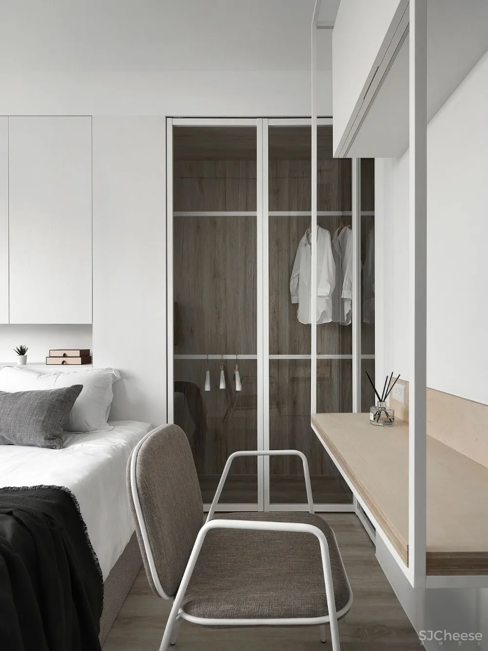 149㎡纯白原木空间，素雅舒适是家的灵魂！