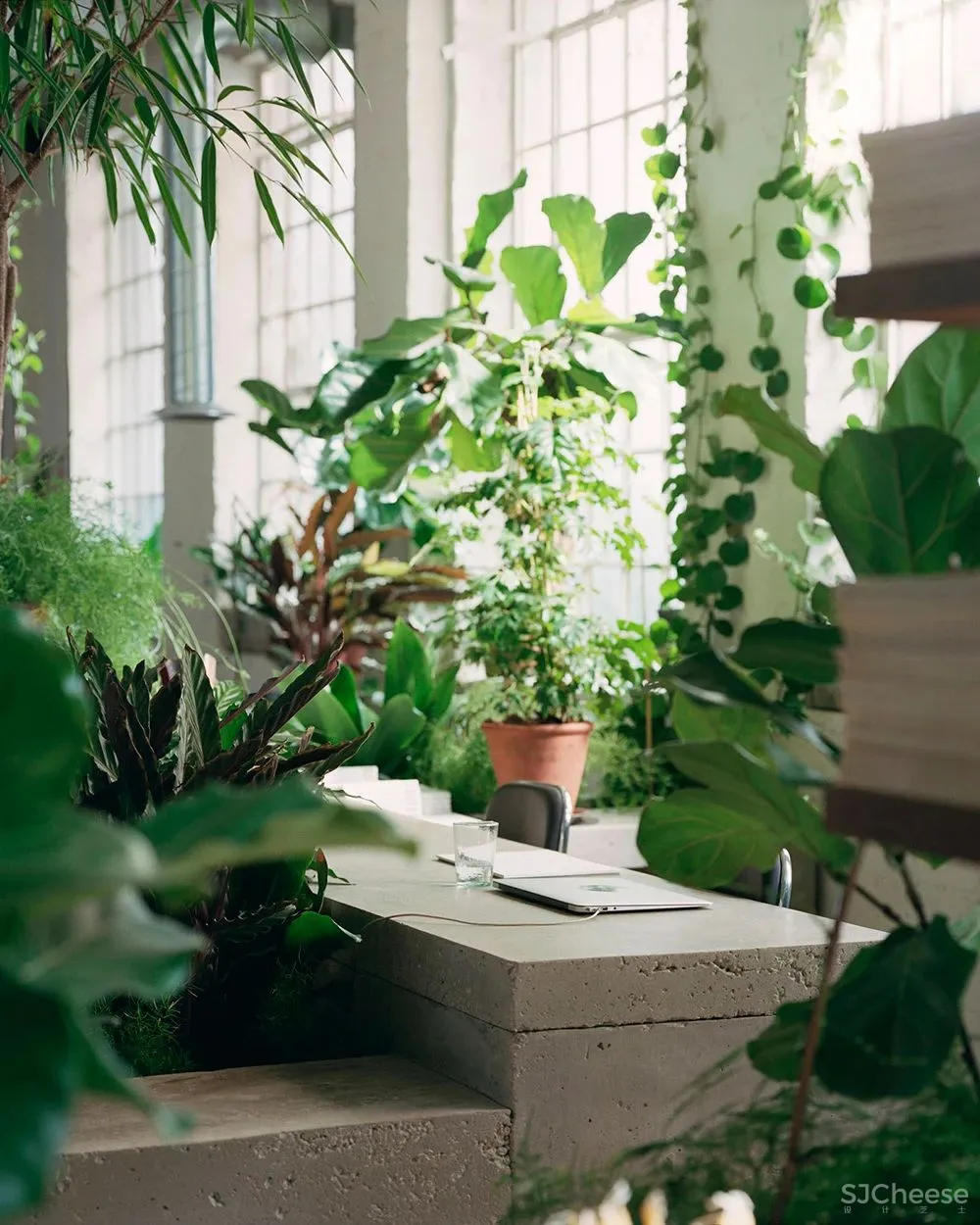 光影下的混凝土之舞 照明设计PSLab伦敦总部展示兼办公设计欣赏