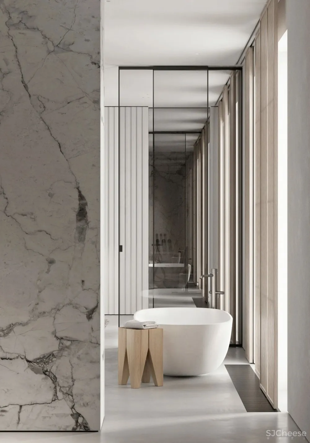 完美的空间比例,诠释极简主义克制美学