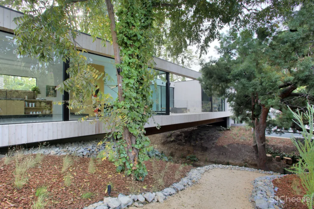 418㎡ 建筑师之家,在树林里探索极简主义美学