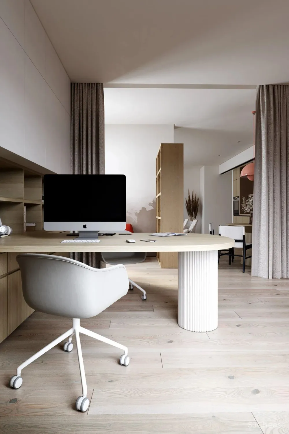 两室改一室,厨房会隐身,年轻人的家就是这么任性!