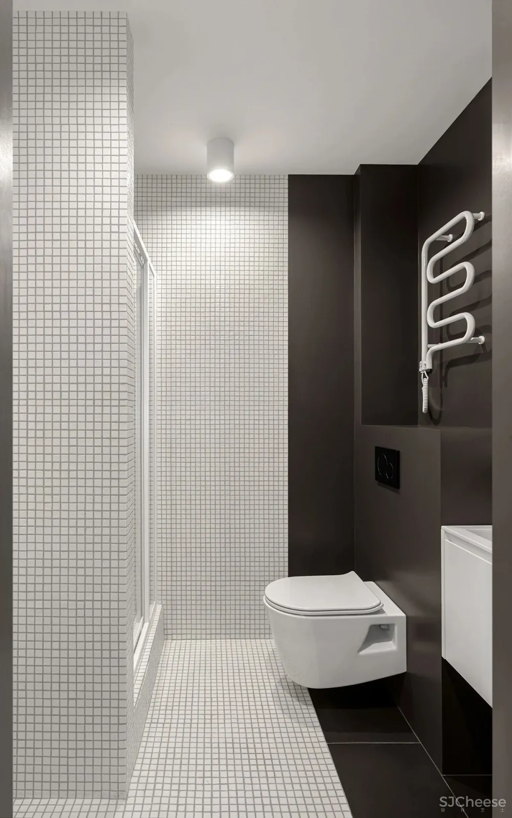 43㎡黑色小户型住宅,网友:这才叫一个人的豪宅!