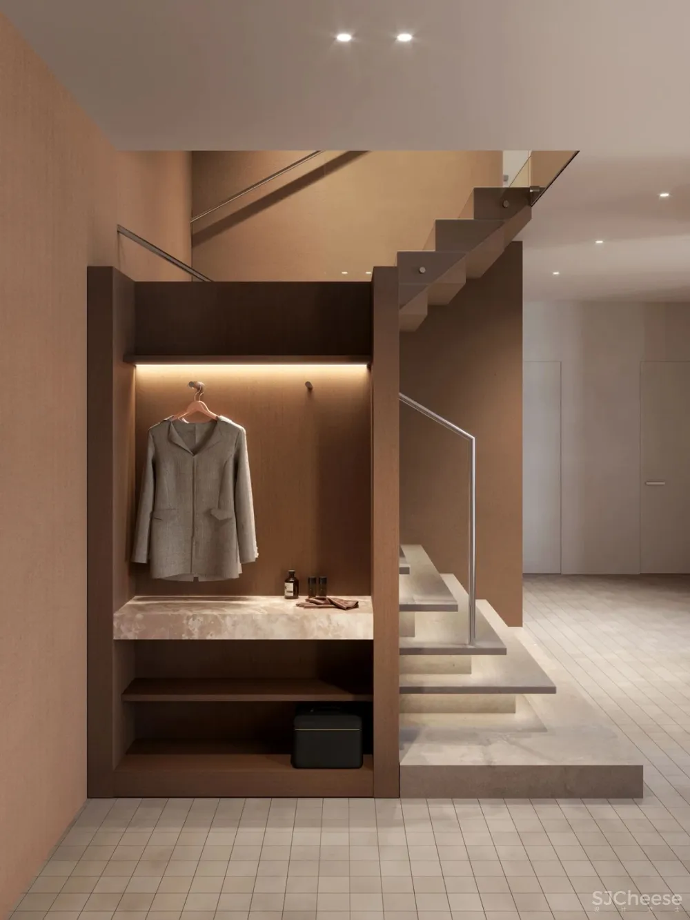 Alexey Gulesha 212㎡复式原木风私宅