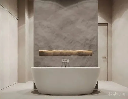 简约原木风住宅,用布艺、石材搭配出高级感!