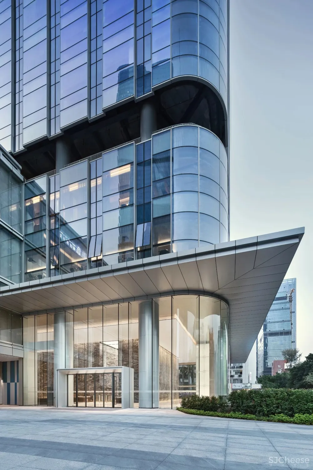 5000㎡简洁大气的办公楼空间设计