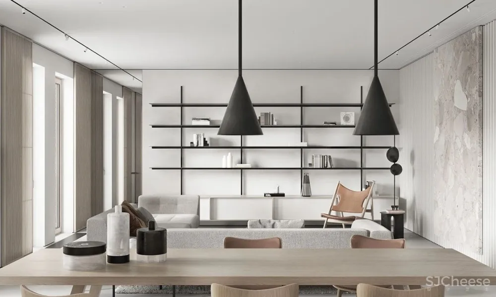 完美的空间比例,诠释极简主义克制美学