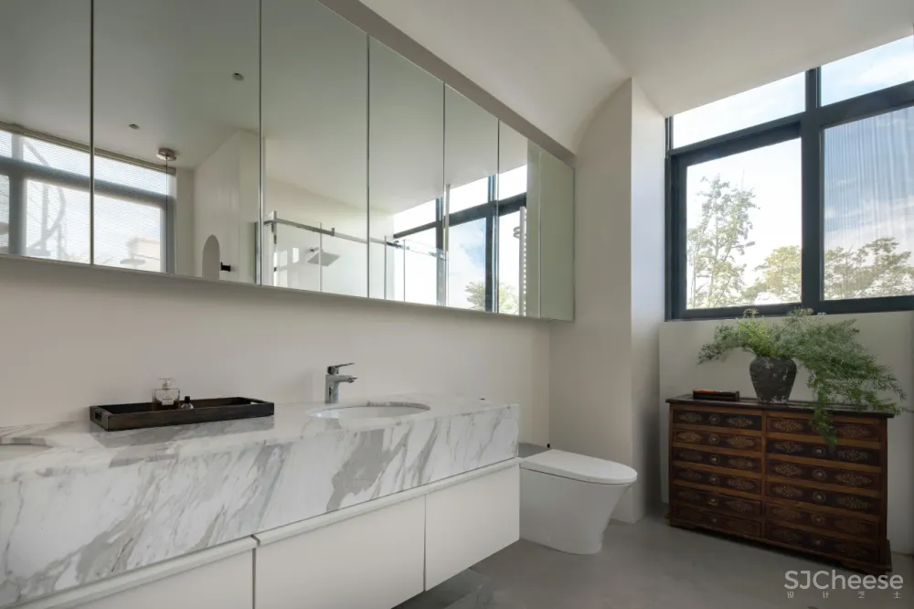 500㎡极简风别墅,返璞归真的侘寂美学!