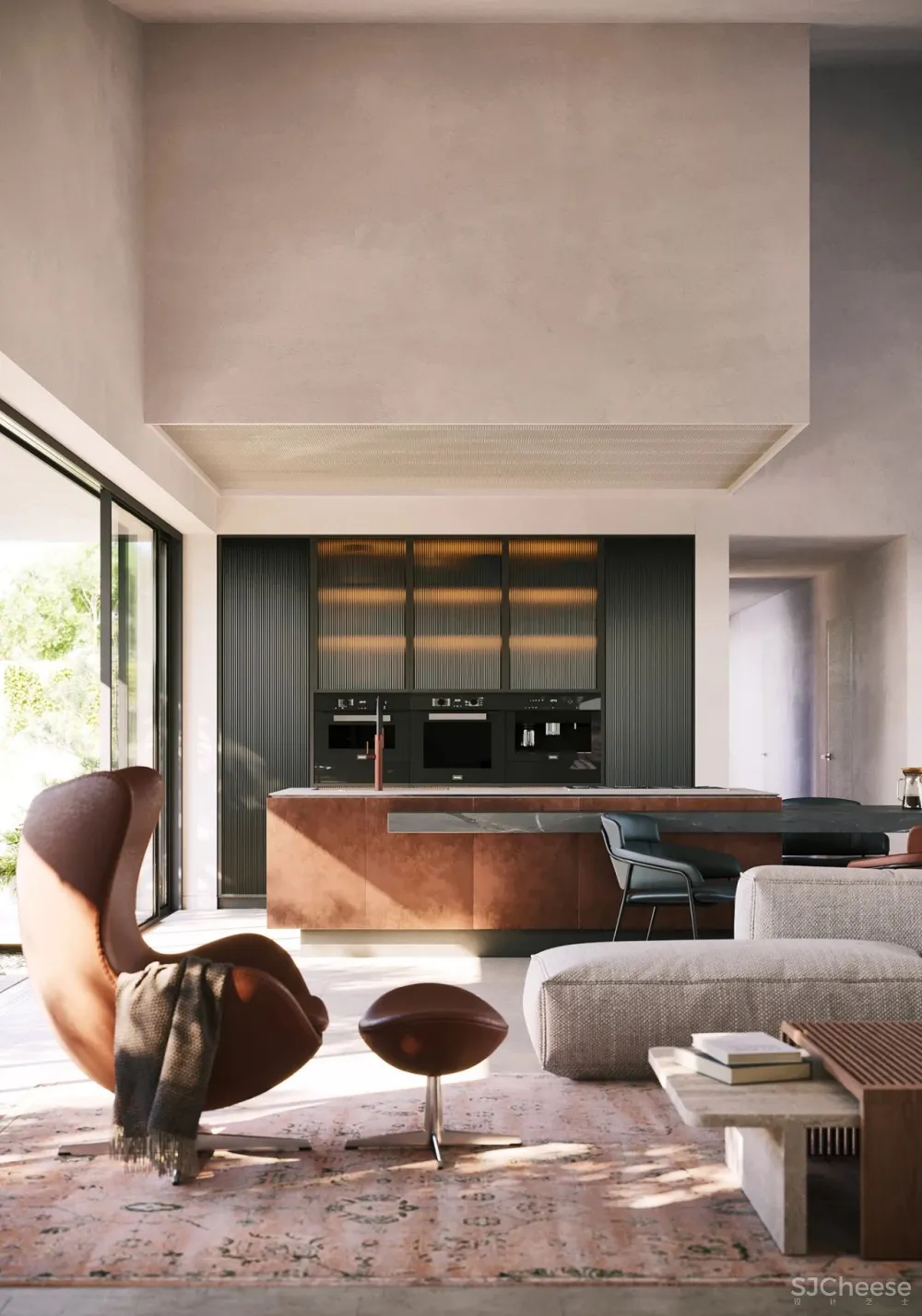 一个私宅,两个花园:一个赏景,一个娱乐