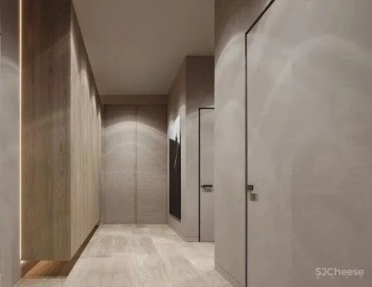 简约原木风住宅,用布艺、石材搭配出高级感!