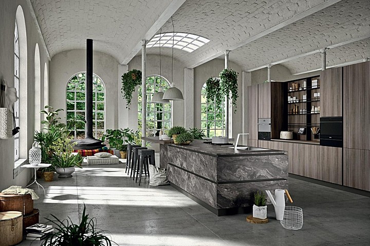 工业风厨房，让你不羁放纵爱烹饪