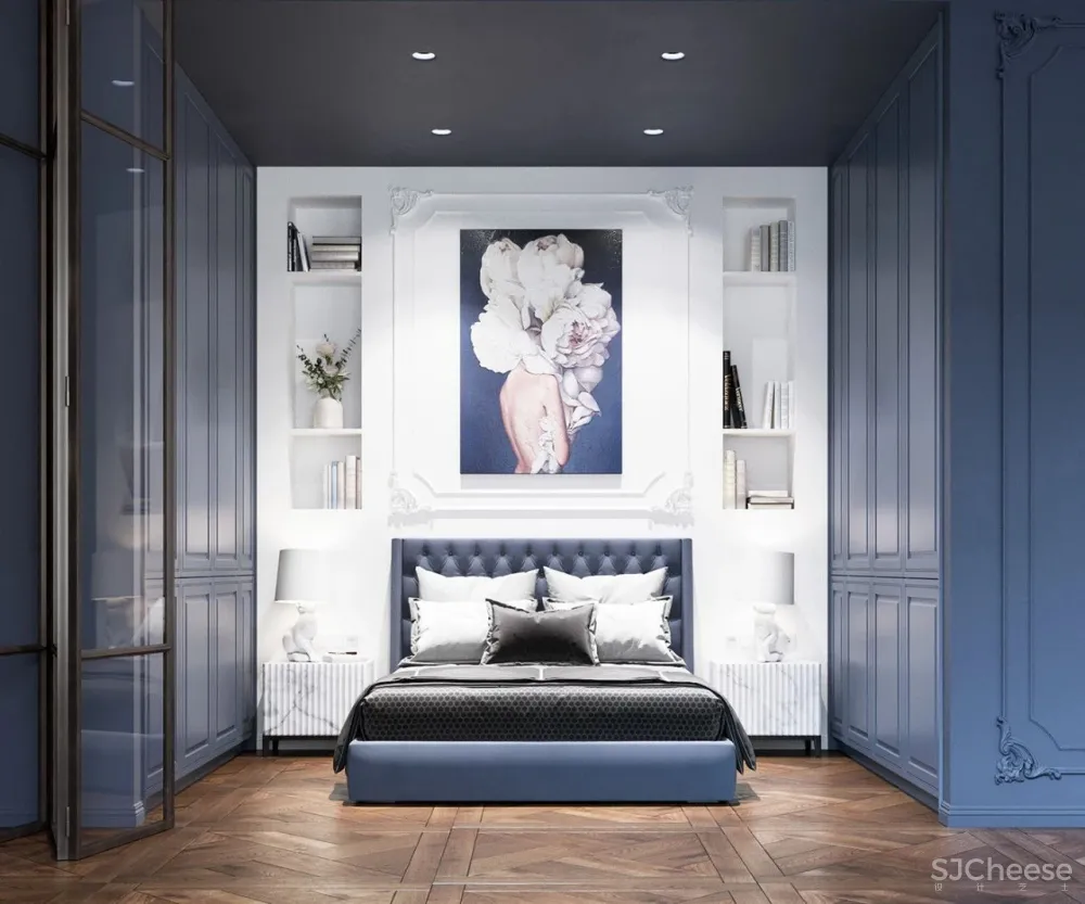 58㎡时尚美宅,色彩的魔力!