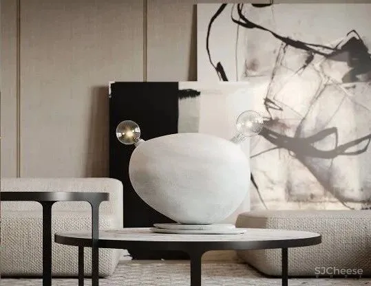 简约原木风住宅,用布艺、石材搭配出高级感!