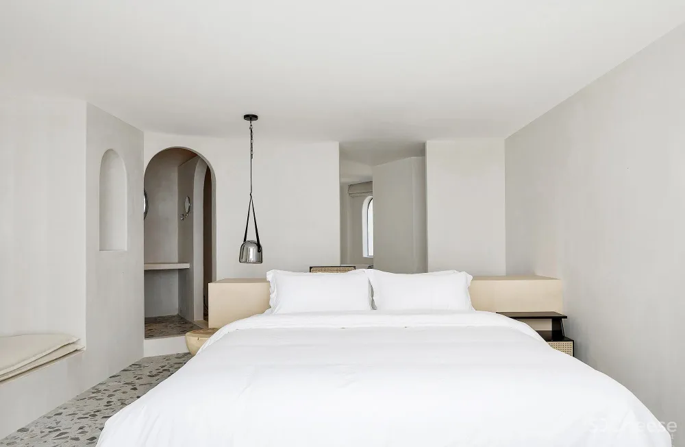 深圳埂上设计丨这栋洁净纯白的建筑，让人彷如置身圣托里尼岛