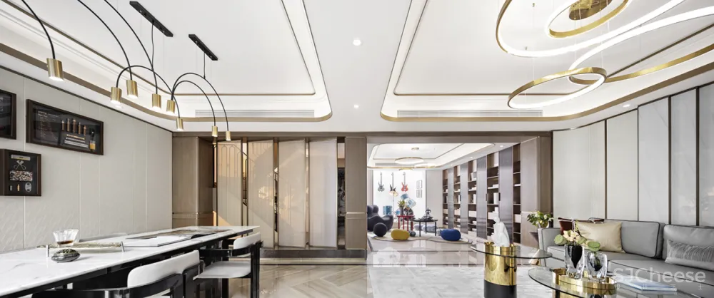 260㎡轻奢艺术大宅，优雅精致的新贵气质！【柯翊设计】