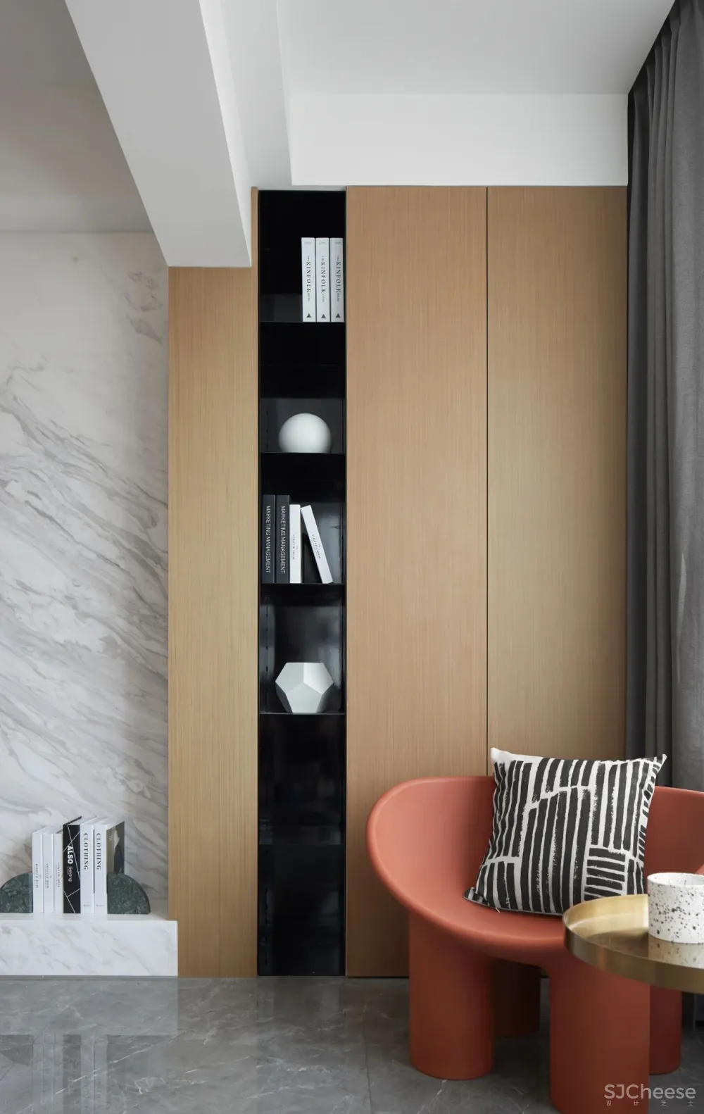 波子汽水之家，描绘充满活力的橙色空间！