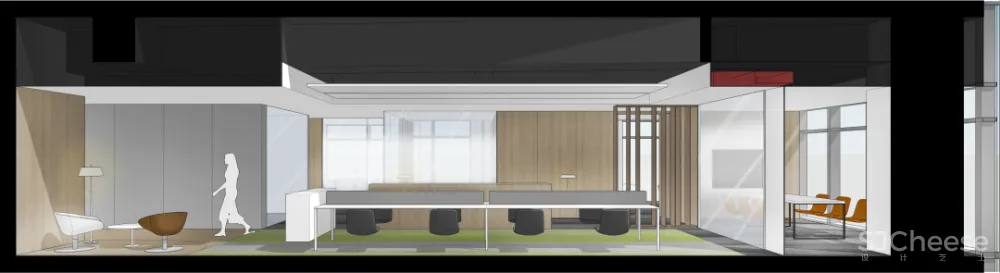 YuQiang - Partners 新作 3600㎡综合性商业地产办公室