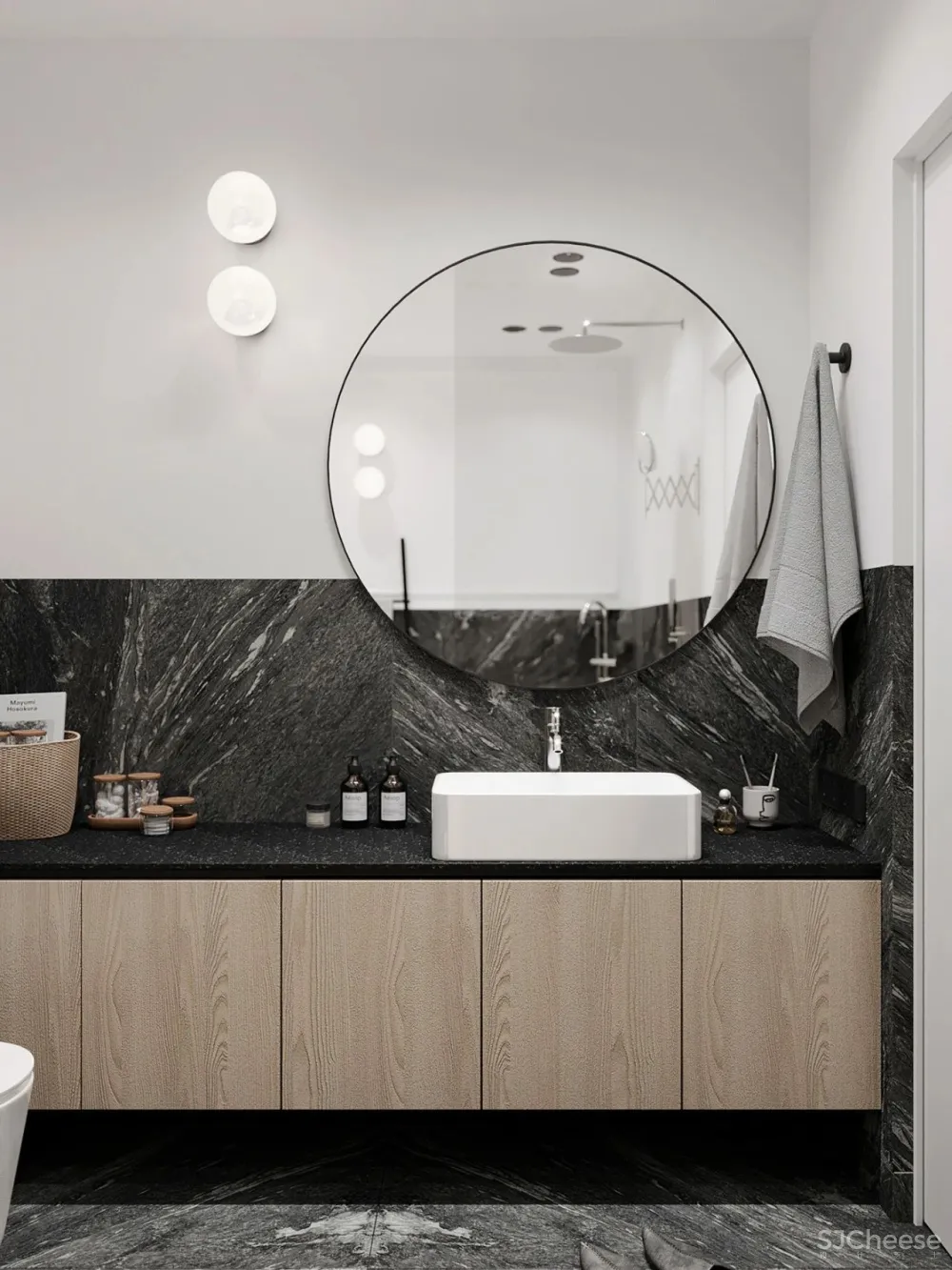 78㎡浅灰 木色,竟然这么漂亮!