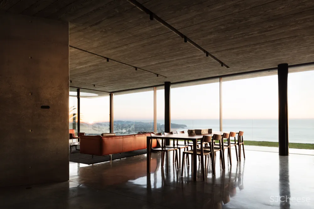 乡下盖房子,用这种木纹混凝土,温暖又高级!