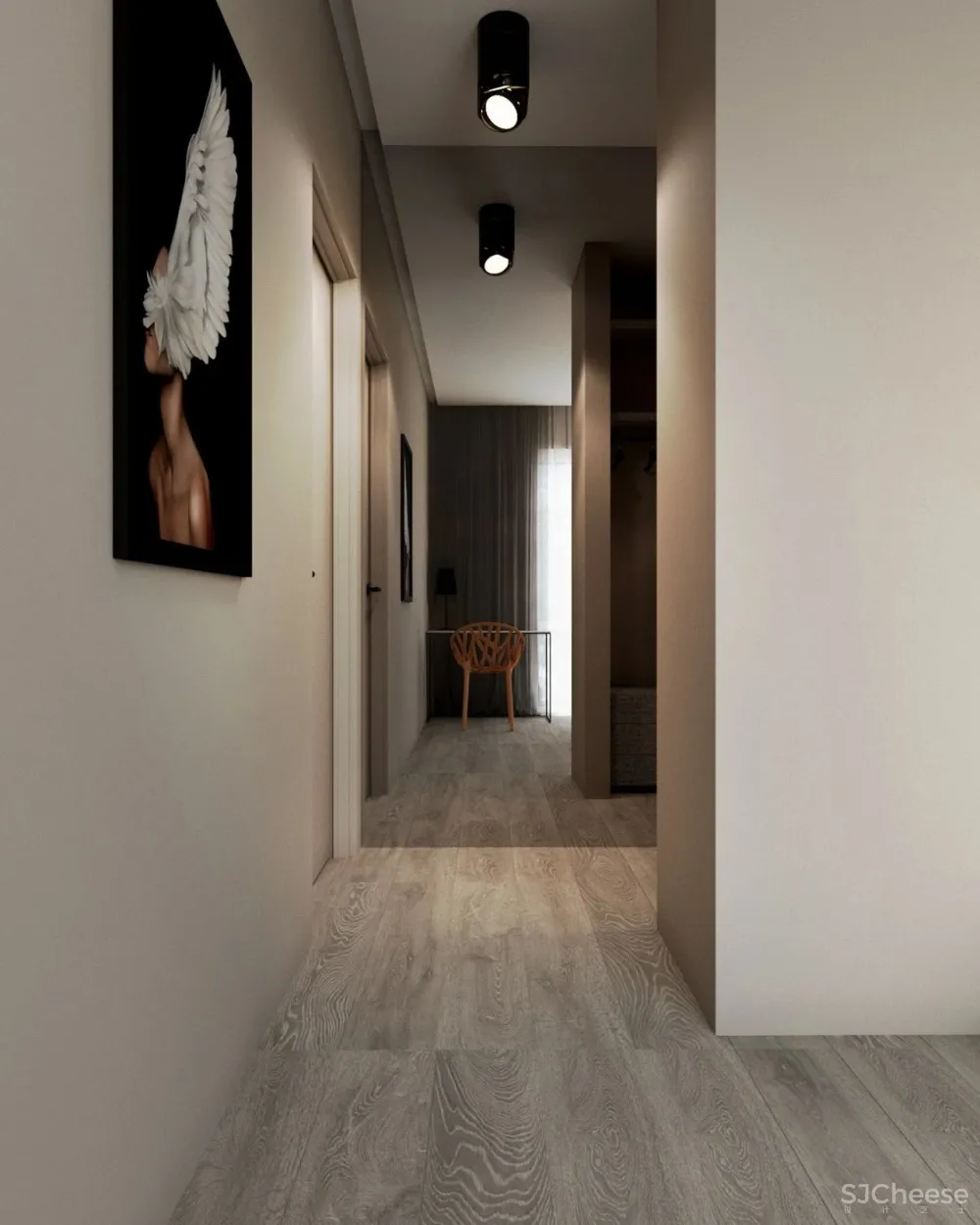 43㎡黑色小户型住宅,网友:这才叫一个人的豪宅!