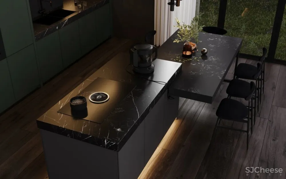 黑色别墅,迷人的高级气质!