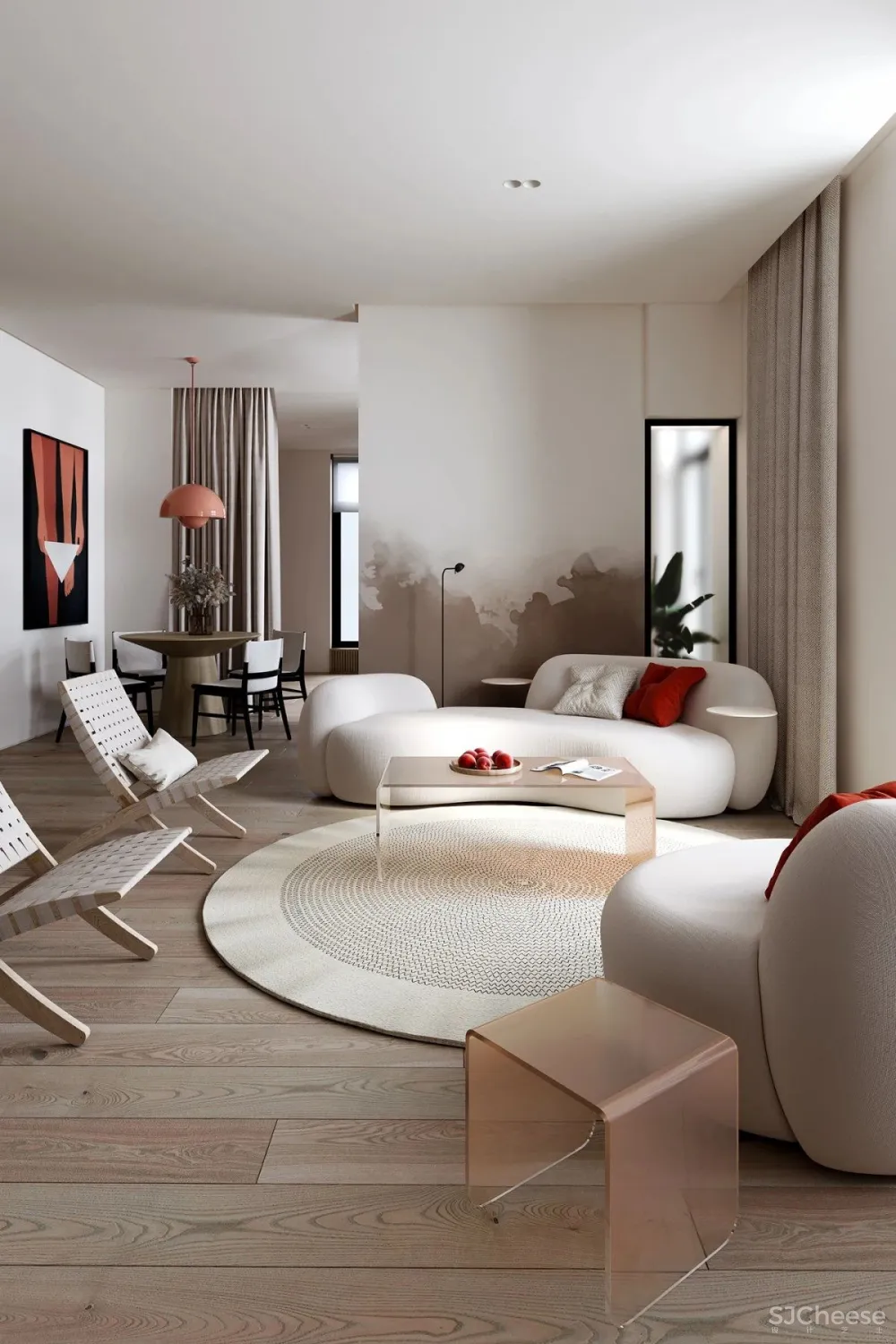 两室改一室,厨房会隐身,年轻人的家就是这么任性!