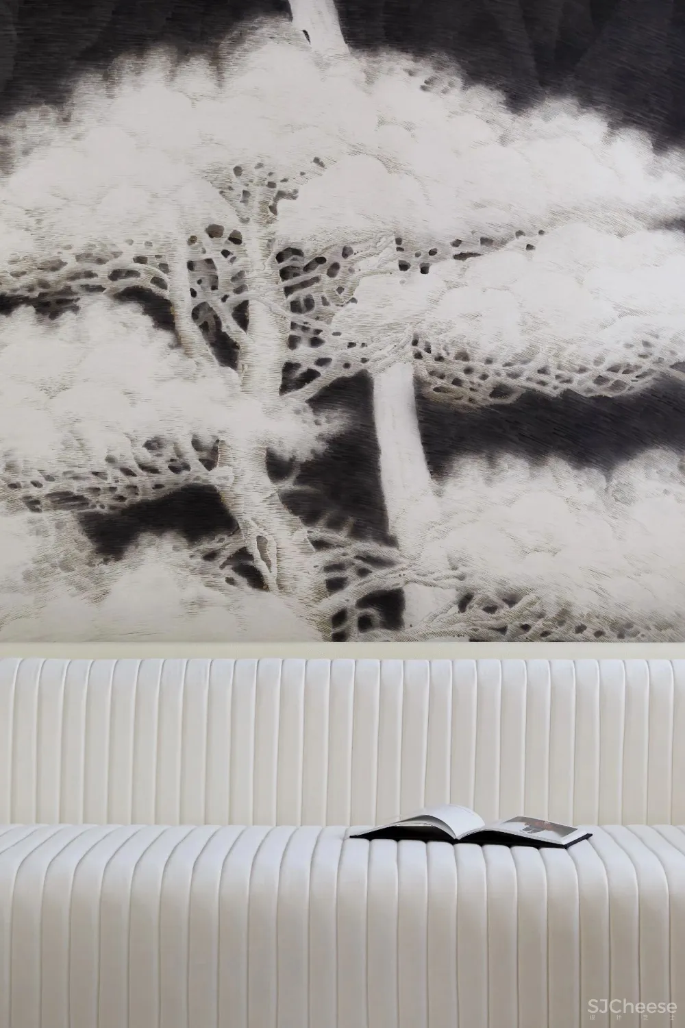 236㎡儒雅复式样板间,褪去形式后的本真,直达心门的素雅风