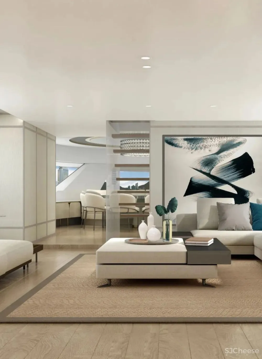 梁志天新作 海上别墅:游艇Sanlorenzo SX88室内设计