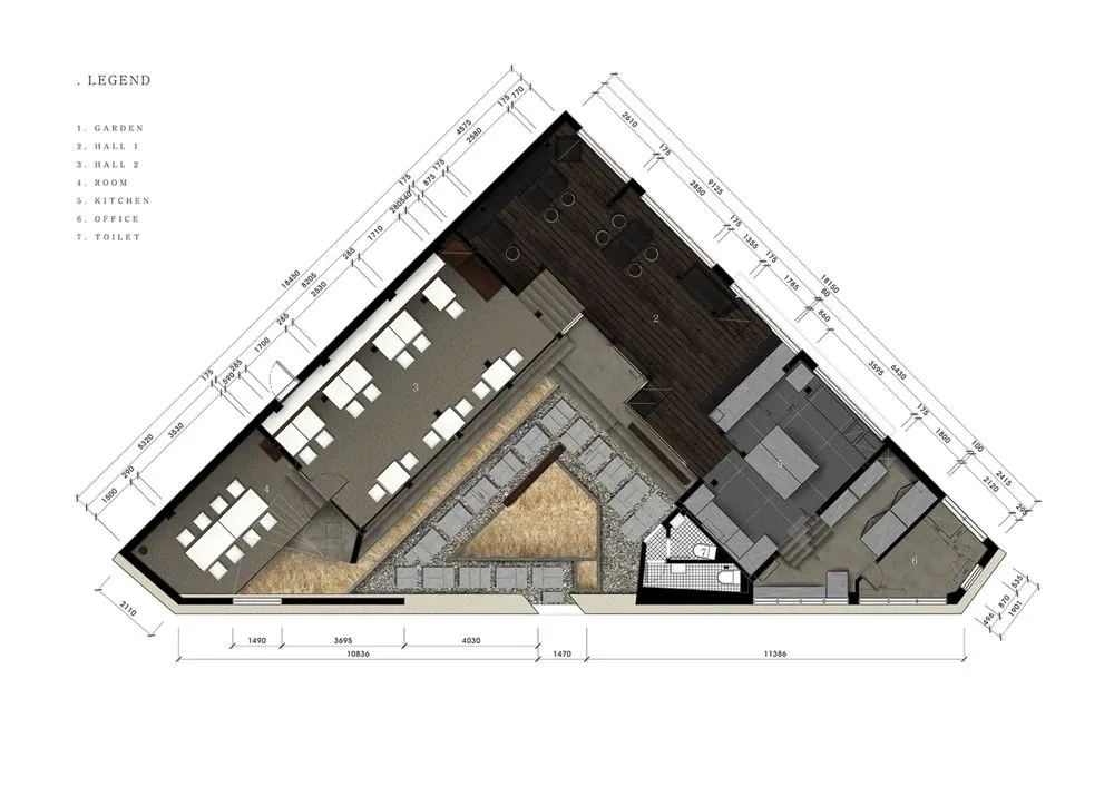 首尔市中心这家餐厅,院里竟种满了茅草?