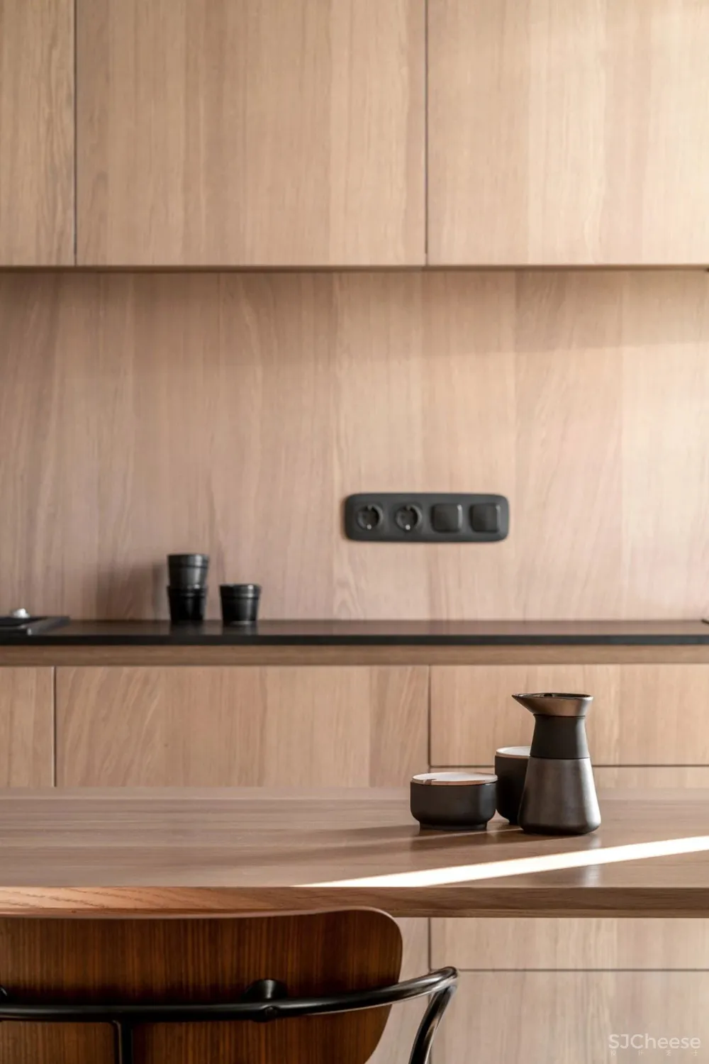 99㎡四居室,夫妻企业家,一人一间办公室!