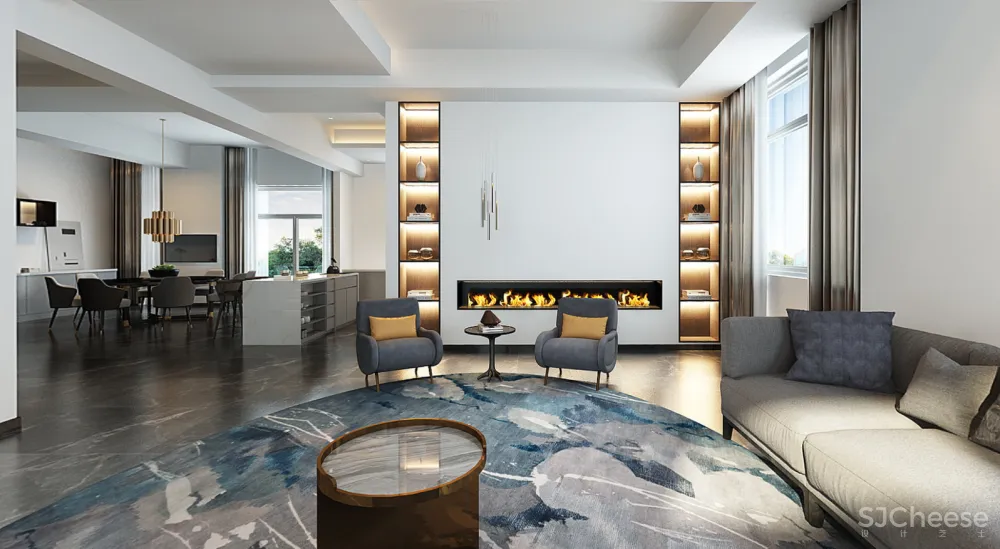 安定案例 | 精筑大方之宅 以奢阔尺度重新定义自然