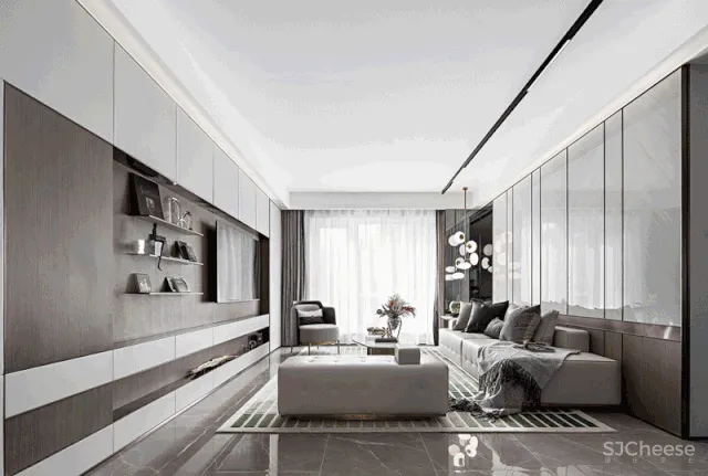 大研设计|新作 长春中海锦城117下跃样板间