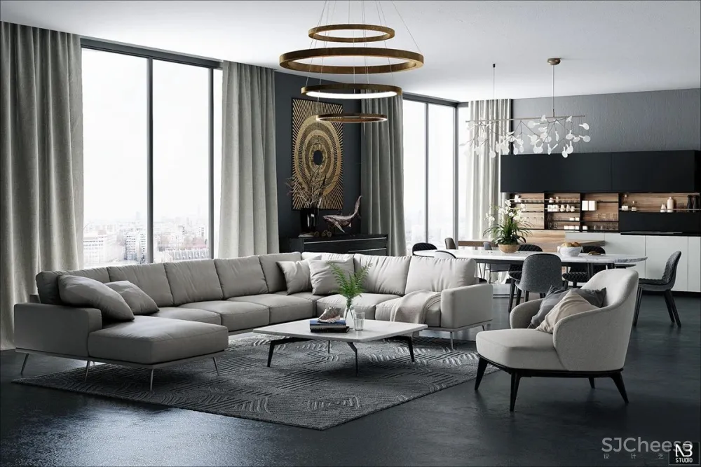 意式极简轻奢设计,优雅!