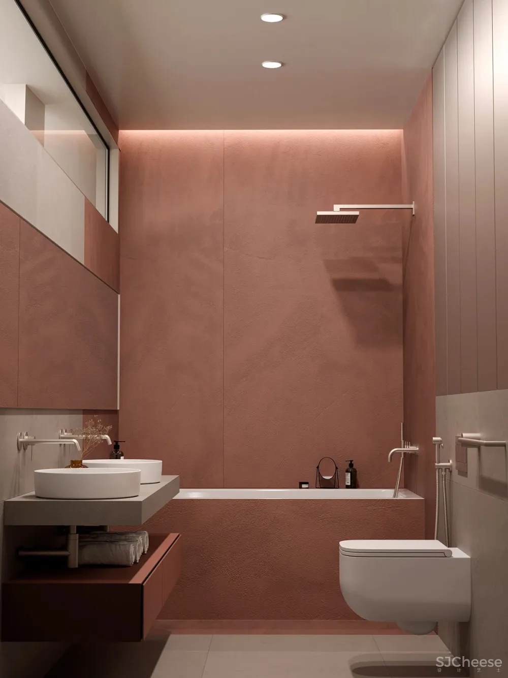 76㎡绿色朴质,细节处显精致!