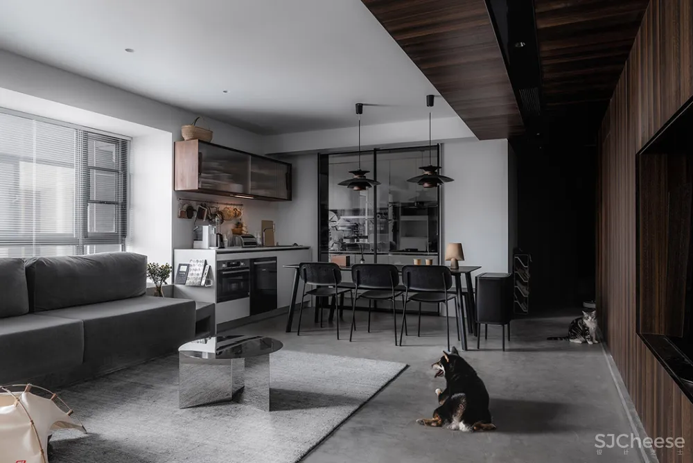 132㎡简洁设计，9猫、2狗、2人，这样的家太爱了！