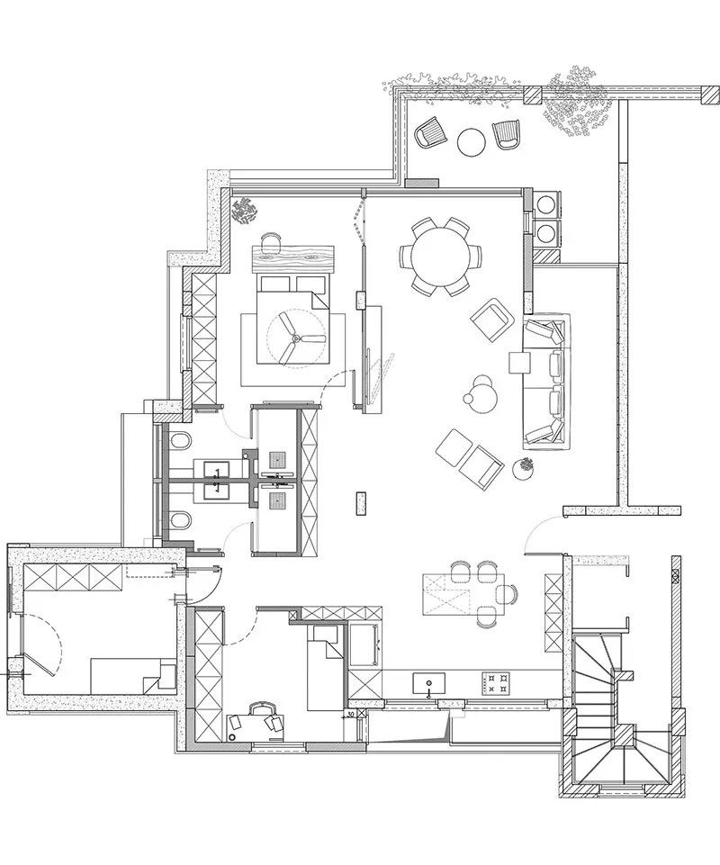 总嫌家里光线不够？看看这套130㎡公寓是如何做的！