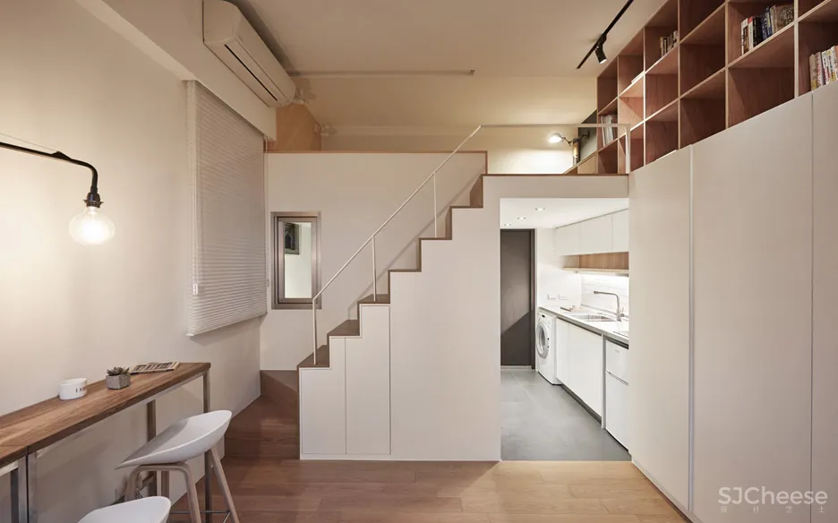 双十一也是光棍节!5套超小单身公寓设计案例,分享给剁完手的你