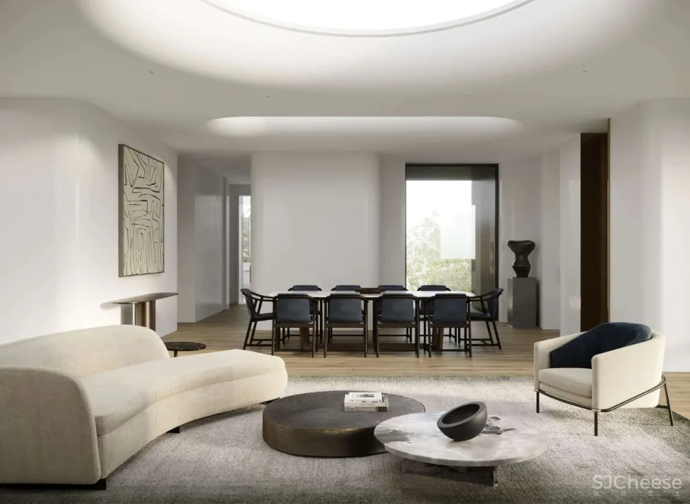 他做的公寓楼看起来像别墅,10套大平层户型还不一样,干净有格调的简约风太美了!