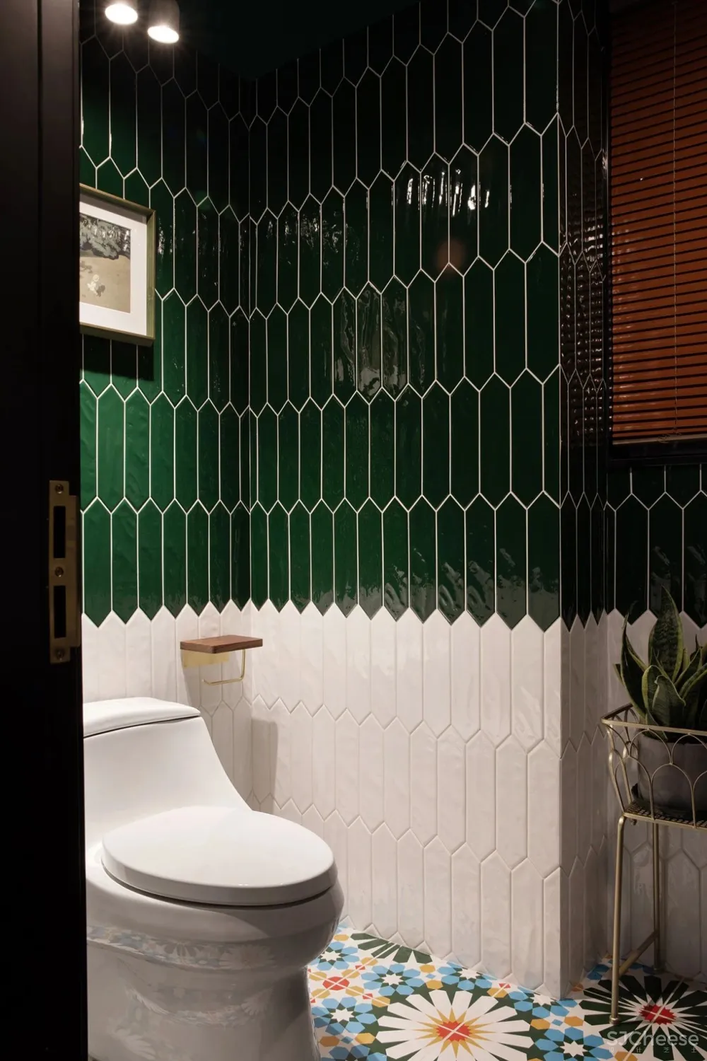 129㎡的极致复古美，再现经典红绿配色！