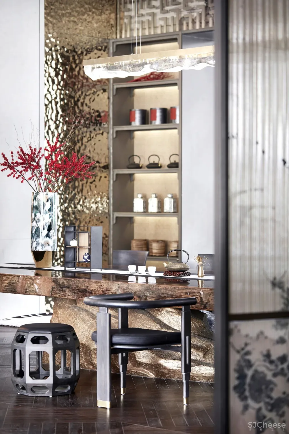 布鲁盟设计丨常州新城璞樾春秋售楼处 :典雅东方,借古开今