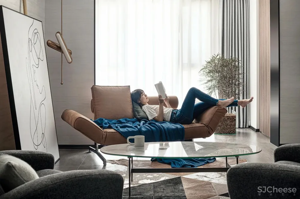 118㎡自然主义风格，32㎡豪华主卧，一个人住也太舒服！