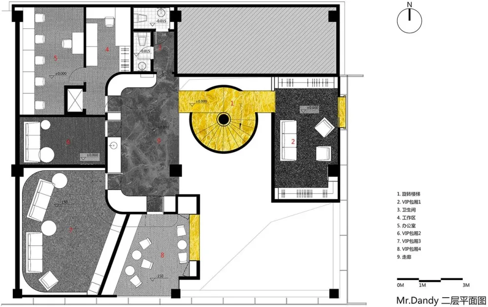 高端西装订制工作室和时髦的酒吧 北京 丹迪先生的昼与夜 B336 Design Group