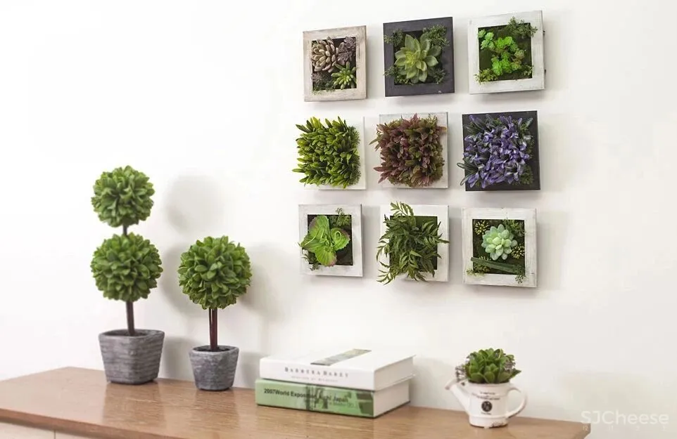 冷硬做底,温暖辅助,木条绿植一相逢,便胜却人间无数