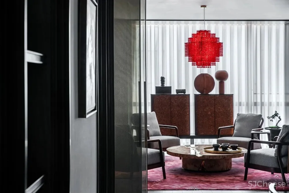 朱周空间设计丨重庆来福士:350米云端豪宅样板间设计!