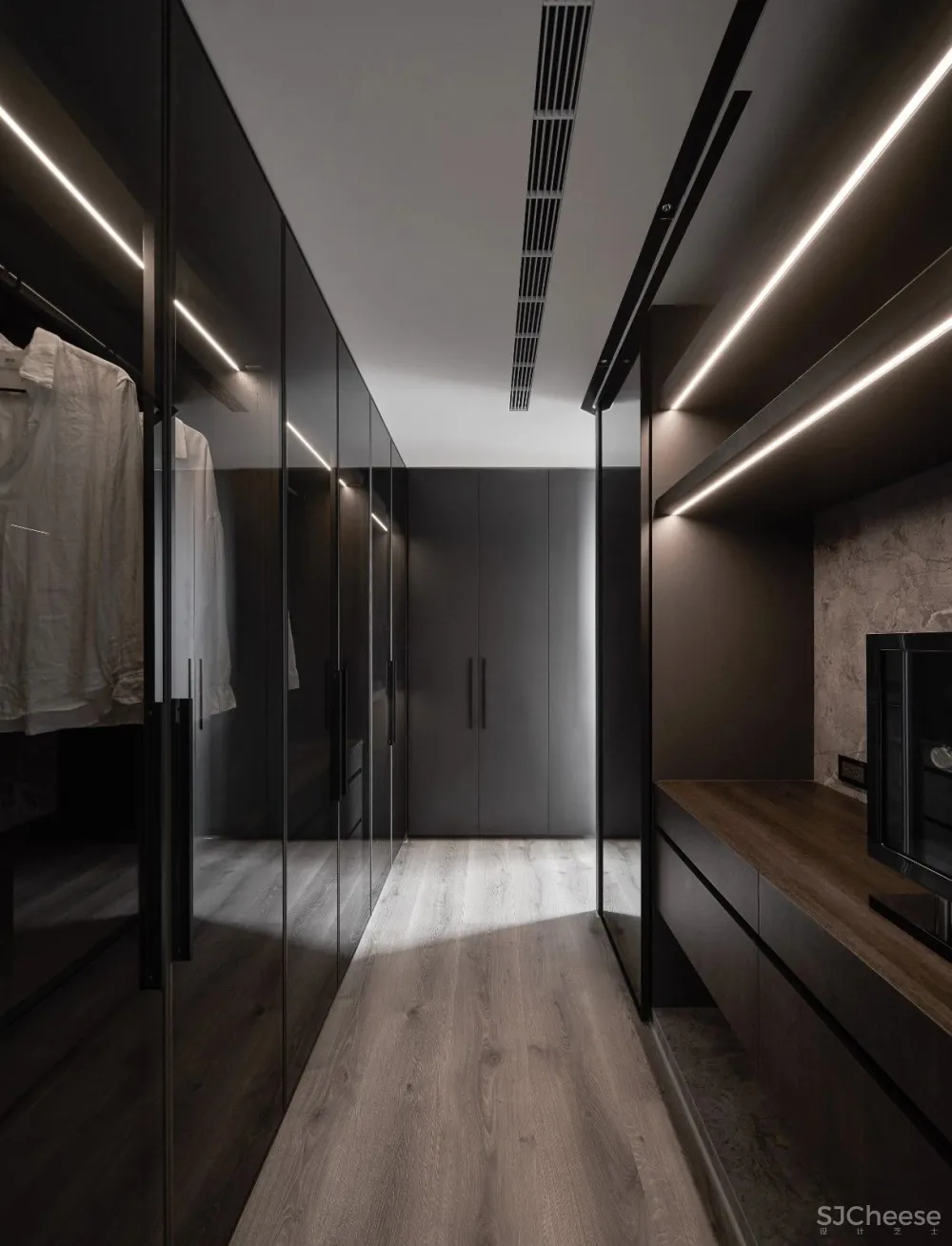 105㎡冷酷黑私宅,年轻人大胆追求前卫之家! 新澄设计