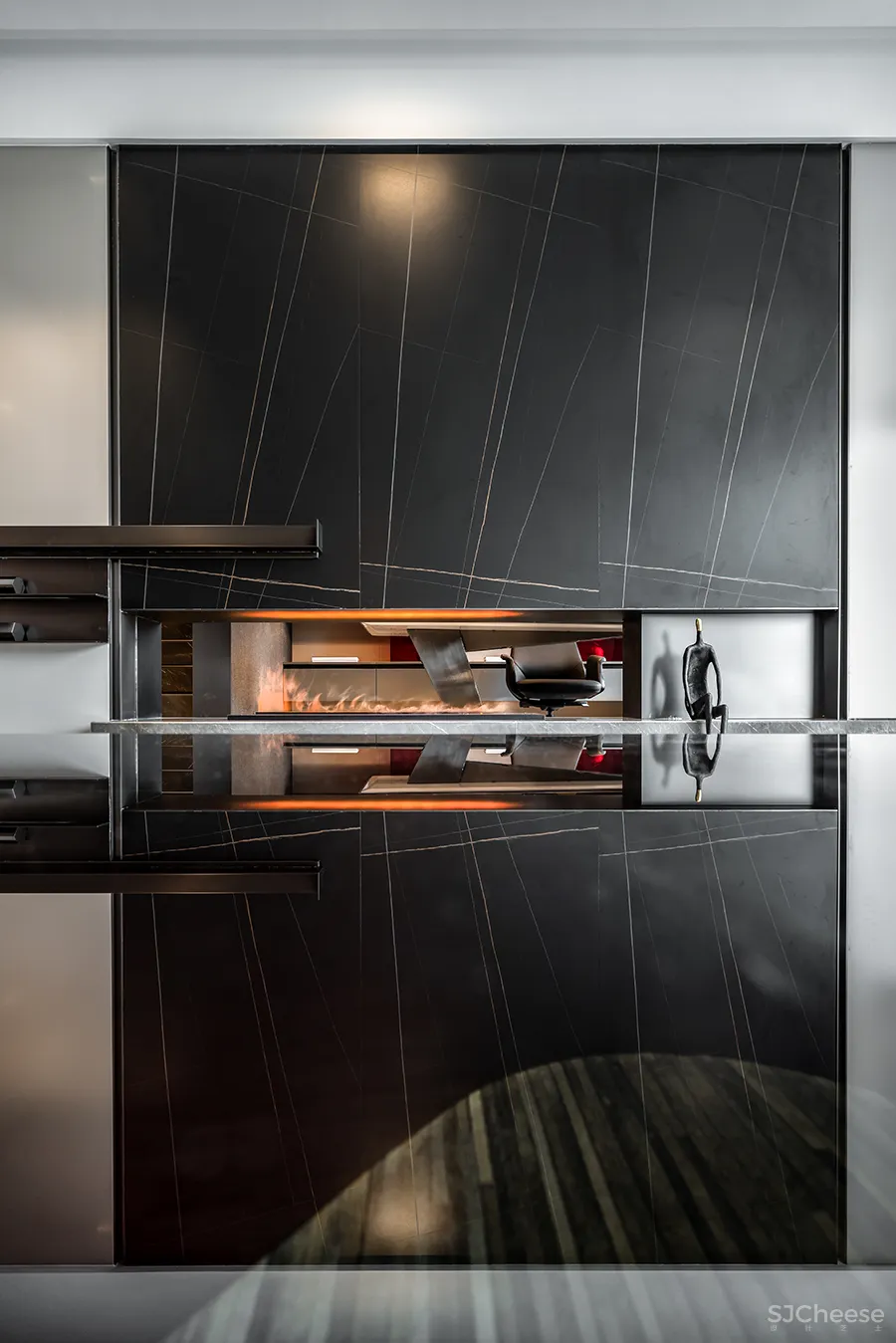 231㎡气质高级黑,简约时尚、格调十足!