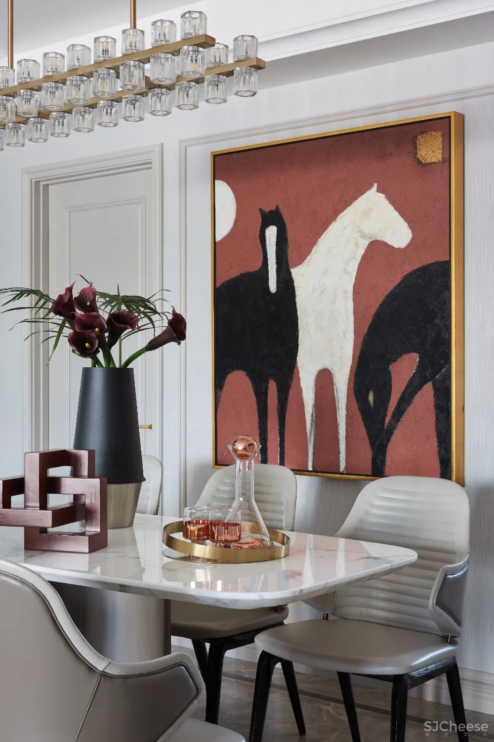 GNU新作 | 西宁万科-时代都会C户型 :意式简奢,简而不失其华(II)