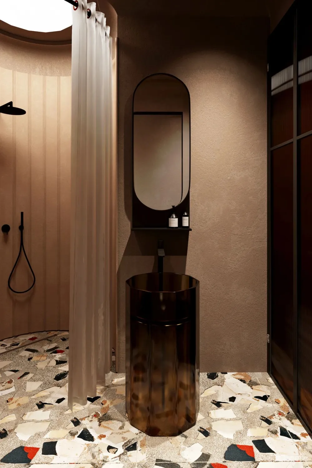 114㎡ 只做一室一厅，三开间的横厅太豪华了！