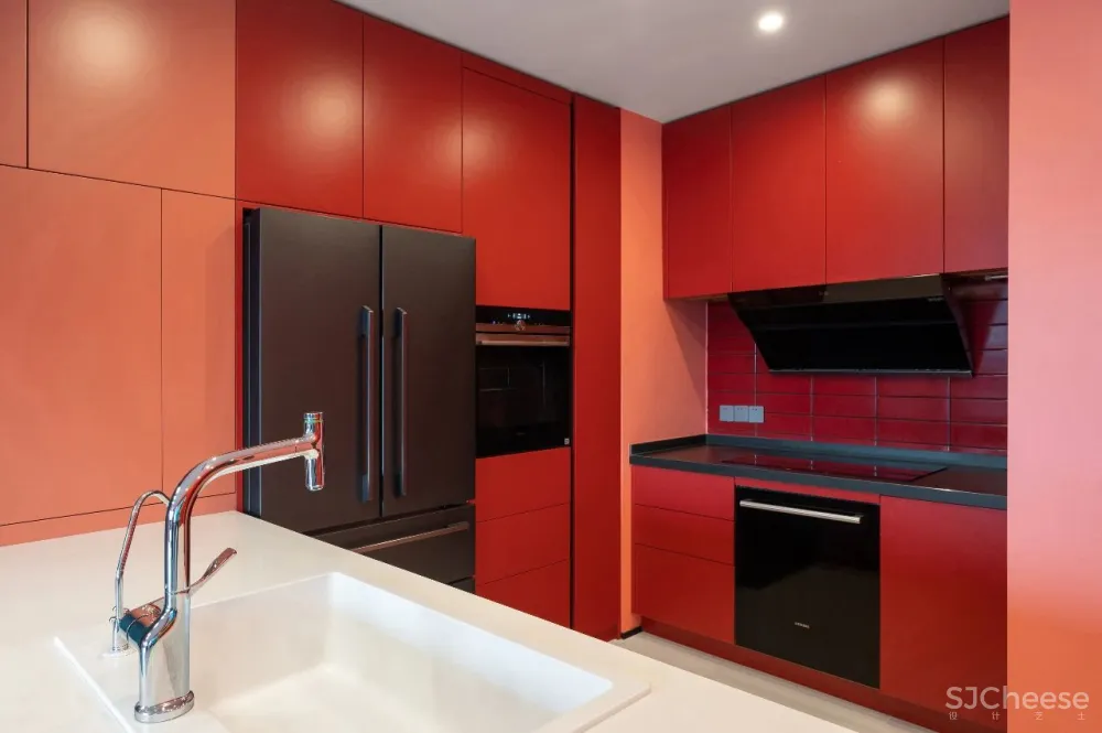 上海前滩女律师80㎡家!硬生生把“红配绿”,装成了你住不起的样子!